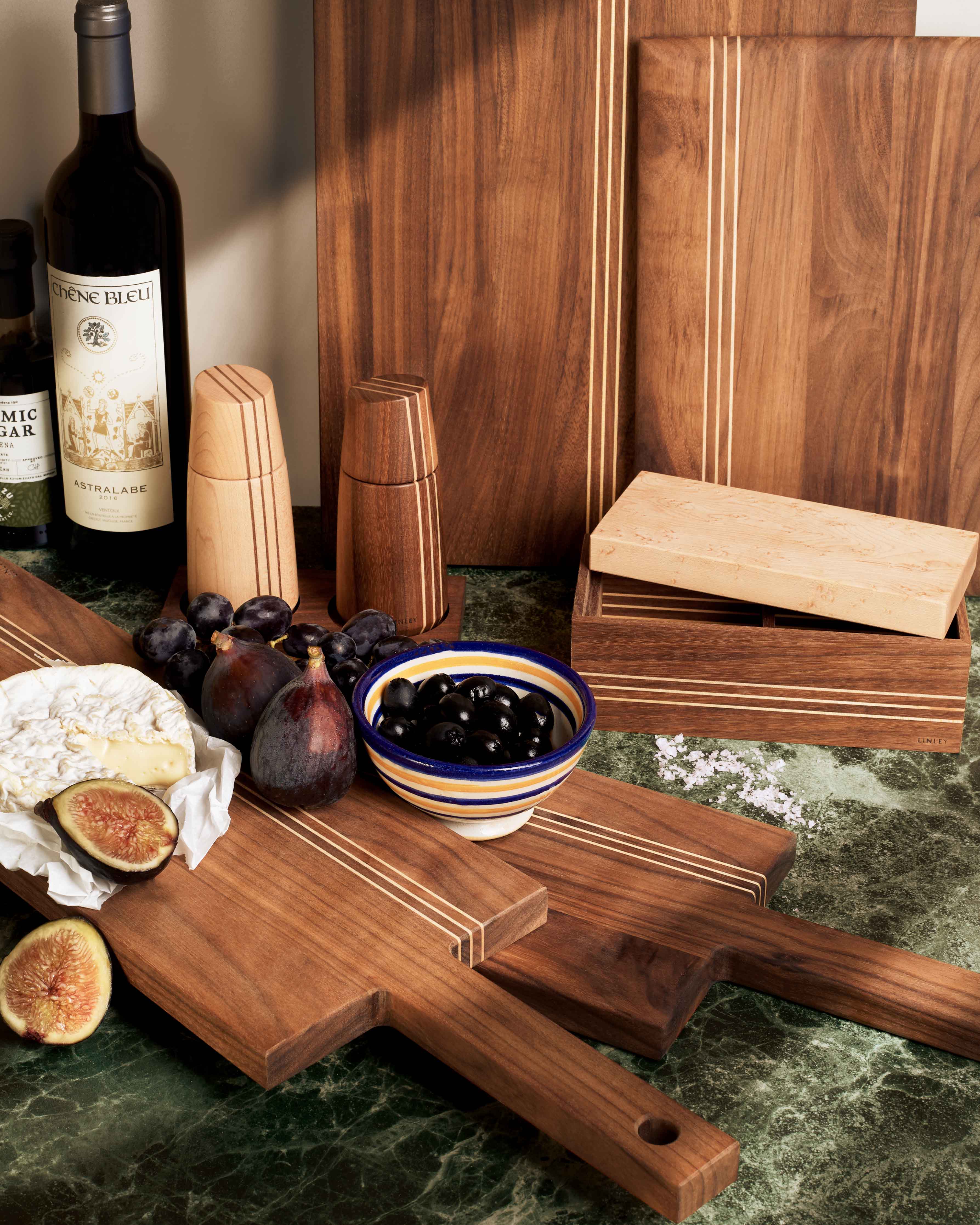 Styled table setting with luxury accessories